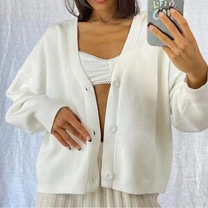 Theo Cardigan White XS/S